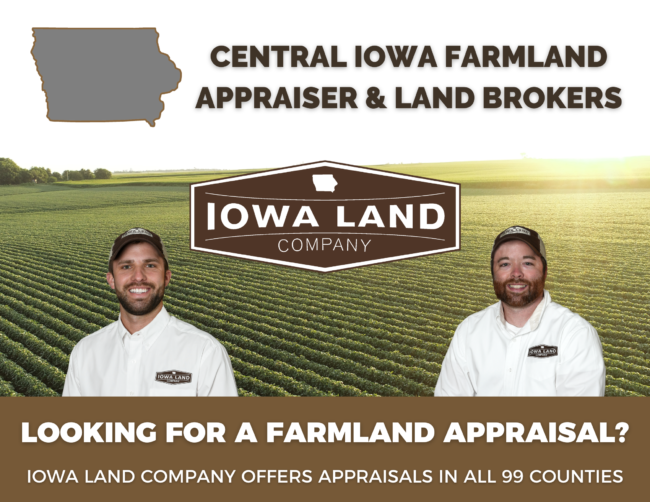 Central Iowa Farmland Appraiser and Land Broker