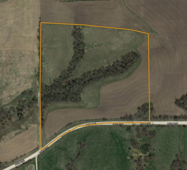 Monroe County, Iowa 16.77 Acres M/L, Building Site with Many Options